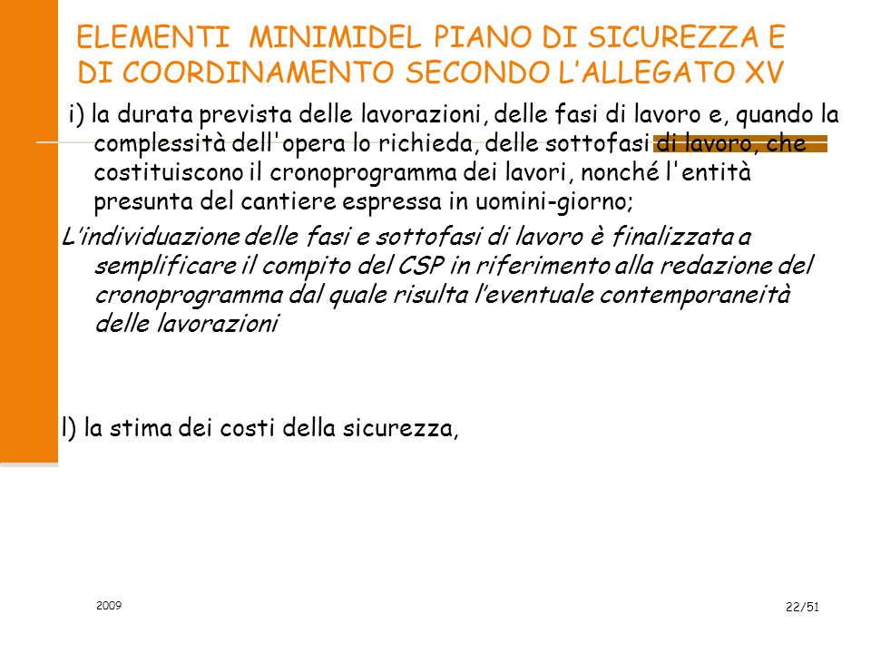 I Contenuti Minimi Del Psc Pss Pos Ppt Scaricare